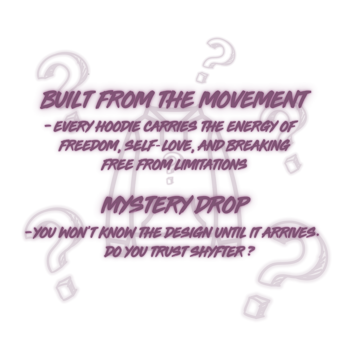 SHYFTER'S MYSTERY HOODIE - LIMITED TO 10 (PRE-ORDER ONLY)