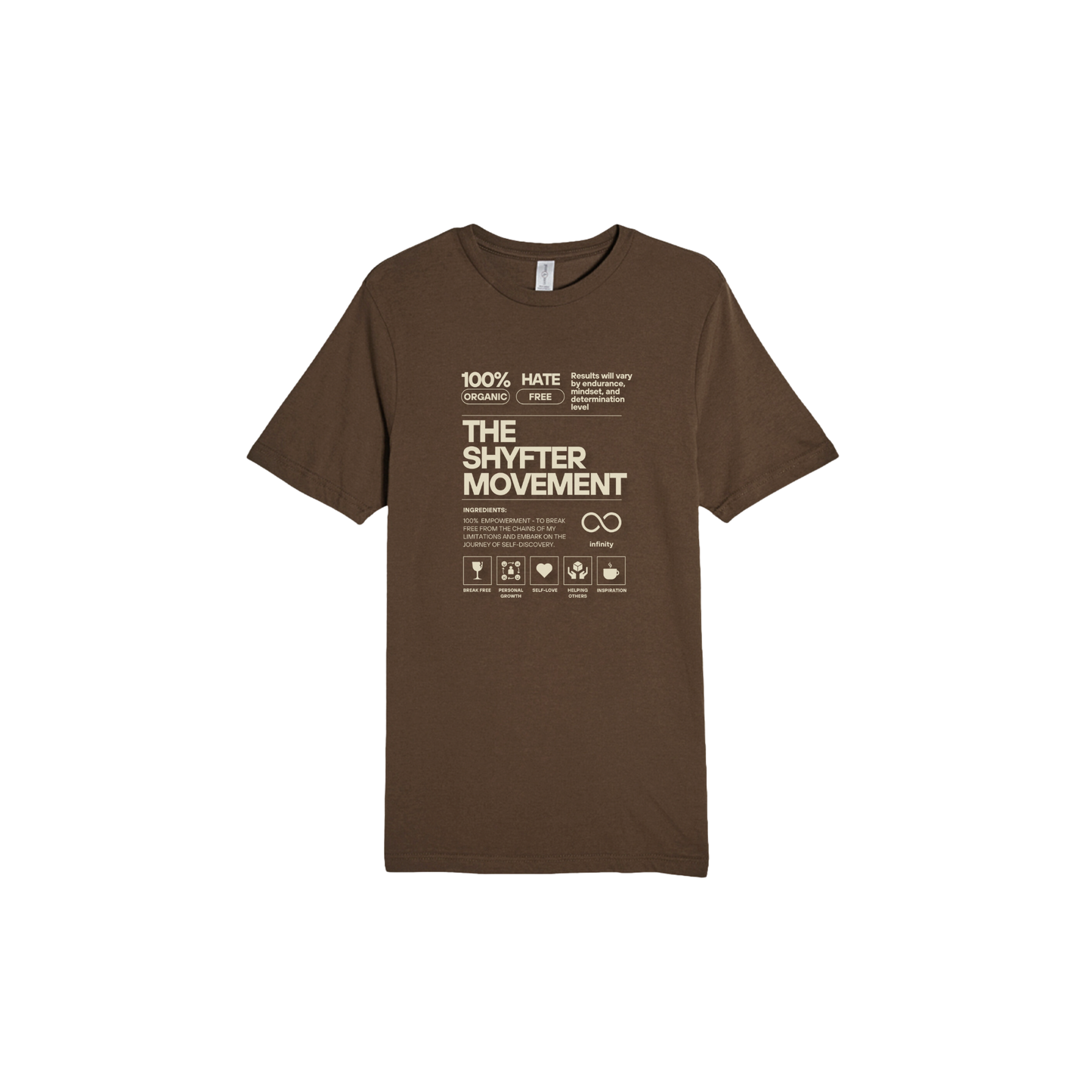 SHYFTER MOVEMENT T-SHIRT brown