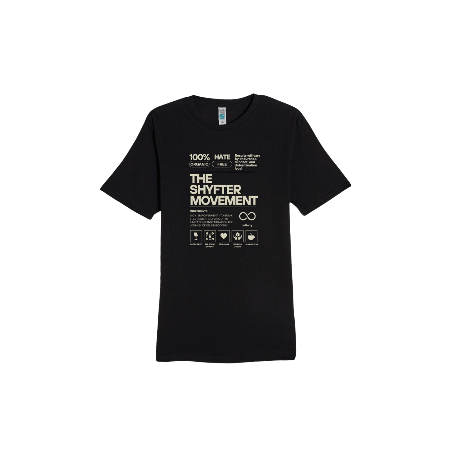 SHYFTER MOVEMENT T-SHIRT black