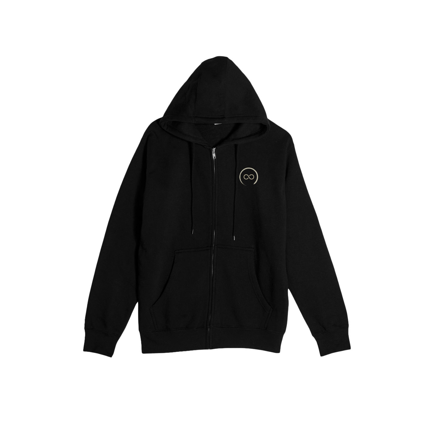 Shyfter Movement zip-up hoodie black front