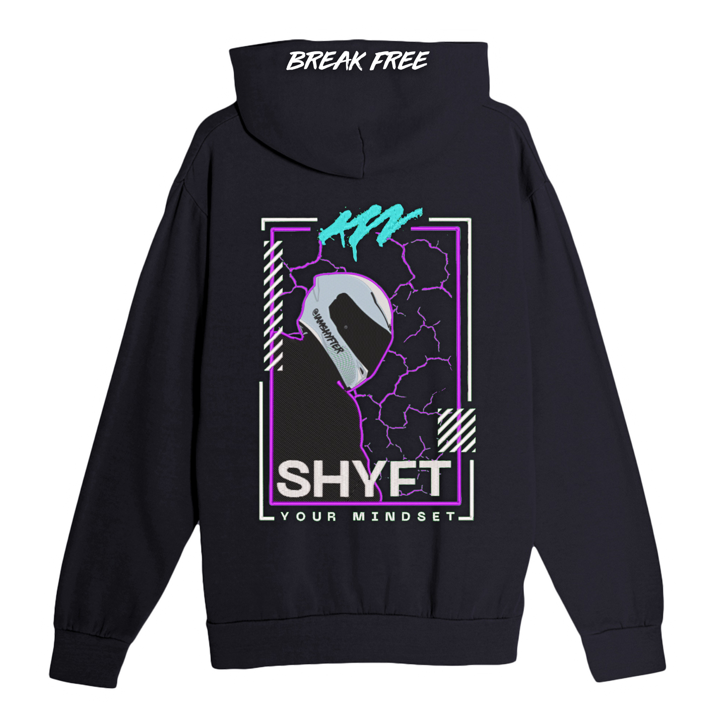 IAMSHYFTER BREAK FREE HOODIE BLACK