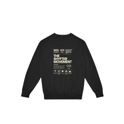 Shyfter Movement crewneck black back