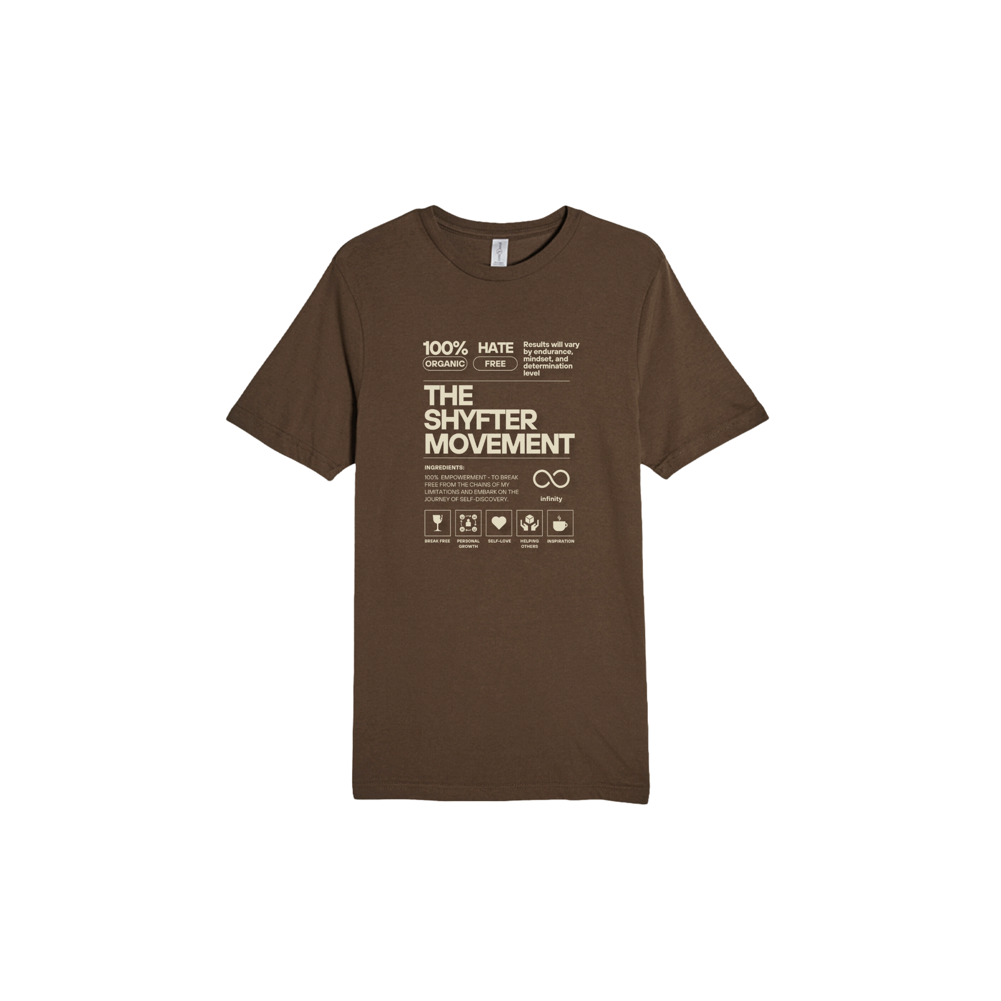 SHYFTER MOVEMENT T-SHIRT brown