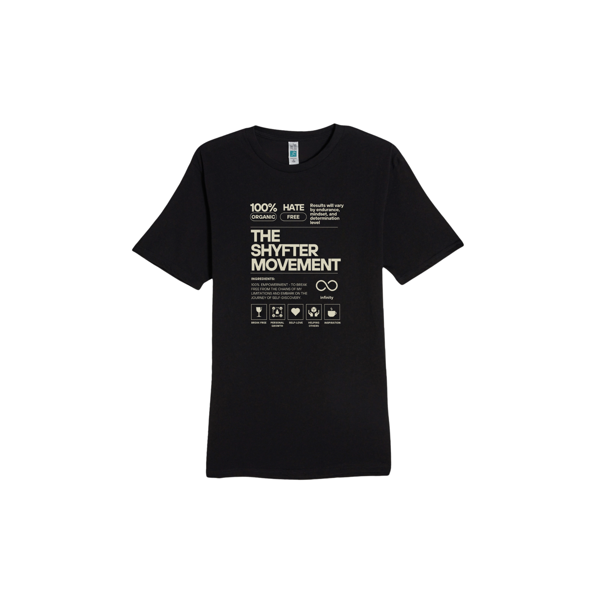 SHYFTER MOVEMENT T-SHIRT  black