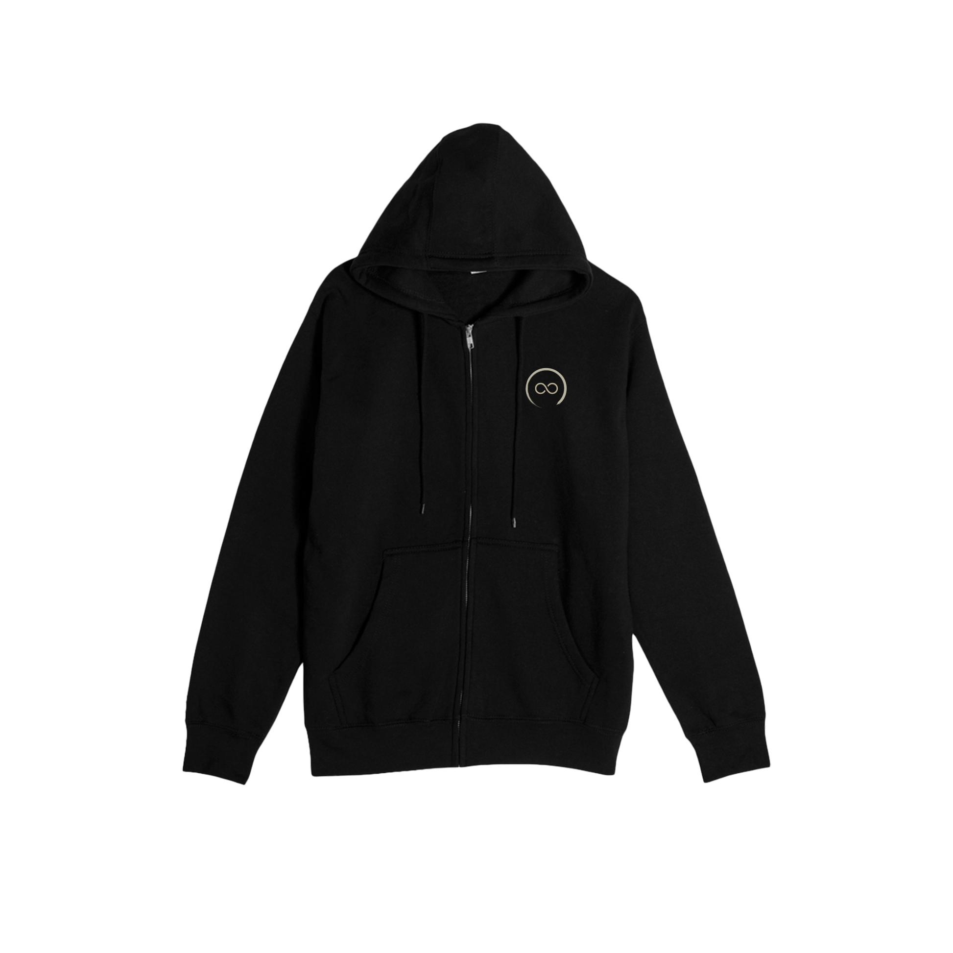 Shyfter Movement zip-up hoodie black front